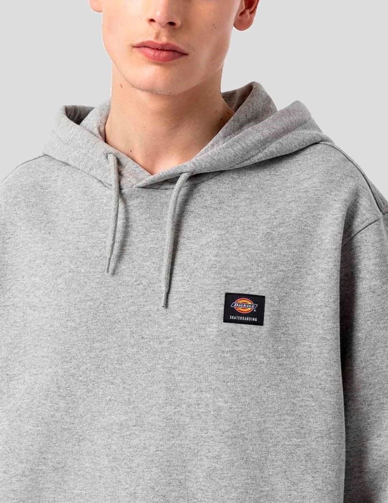 Felpa DICKshirt con cappuccio grigio melagne